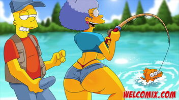 The most beautiful buttocks in the Simptoons! Simpsons porn!