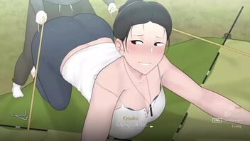 Big cupcakes Mom and pal at summer camp in this anime style porn video.