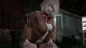 3 dimensional animated hentai of Resident Evil 4's Ashley Lowe