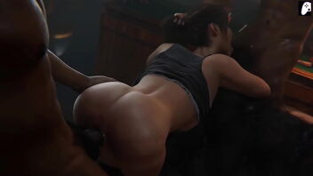 Stunning women from Resident Evil series tear up humungous cocks to get their jizz fix (Hentai 3D)