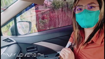 A fantastic Filipino girl gets a free ride and gives a blowjob to the Capture driver.