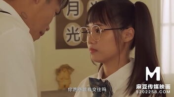 First time innocent looking Asian schoolgirl gets naughty with her teacher.