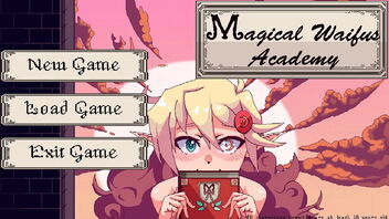 Magical Waifus Academy: A hentai game with a 3some scene and titjob