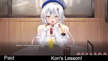 Anime porn game Kon's Lesson, week 3