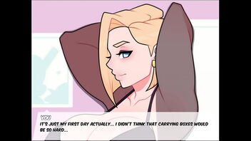 2D pornography game with Android 18 from FoxiCUBE Games