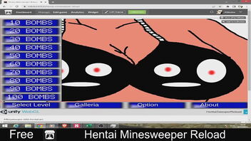 Hentai Minesweeper game with softcore 2D graphics