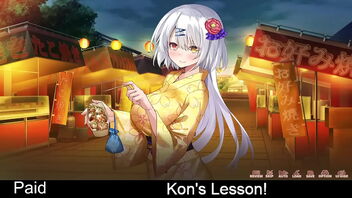 Anime porn game Kon's Lesson, week 4