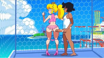 Summer joy with Princess Peach in this uncensored cartoon.